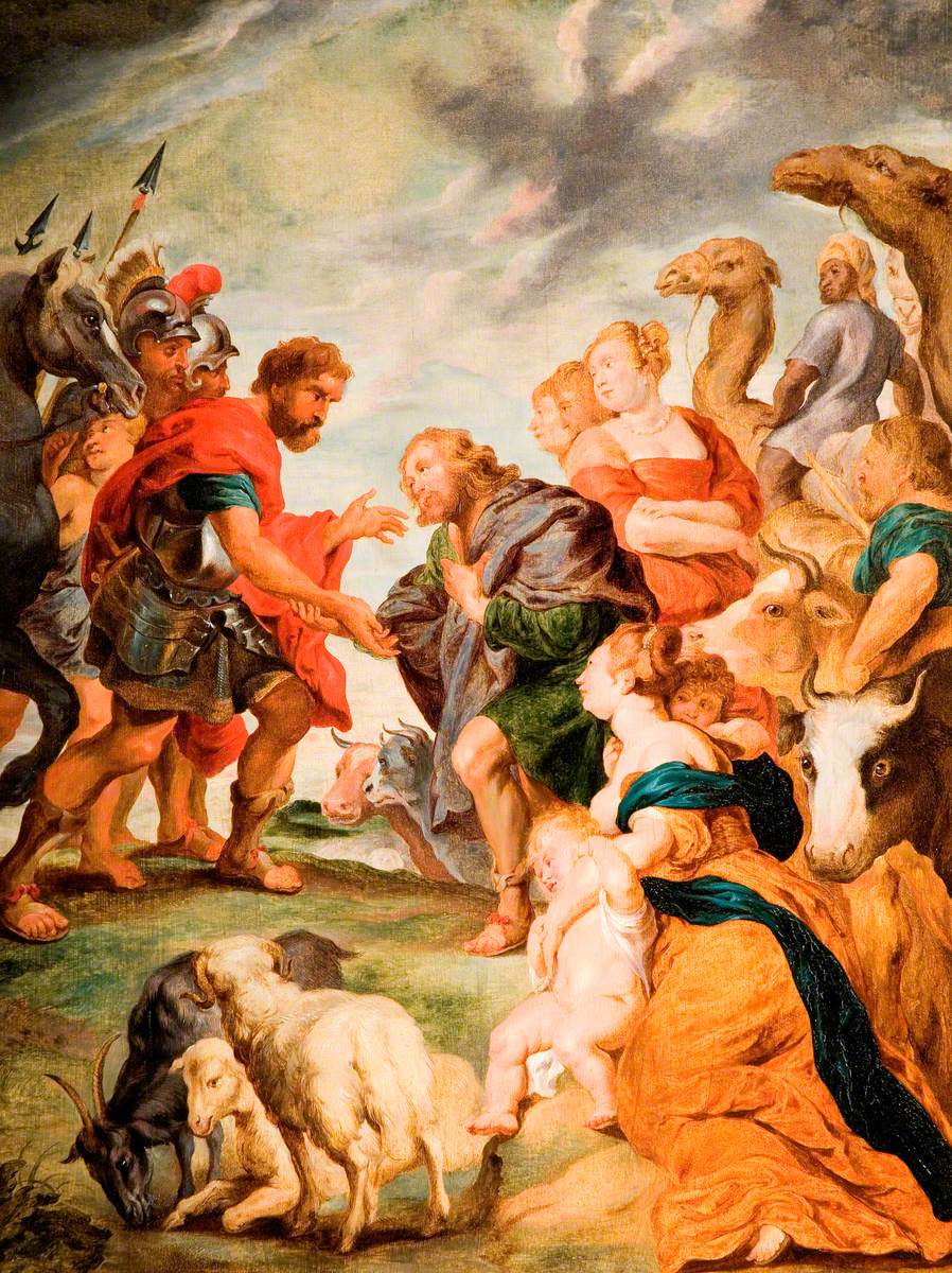 The Meeting of Esau and Jacob - Peter Paul Rubens