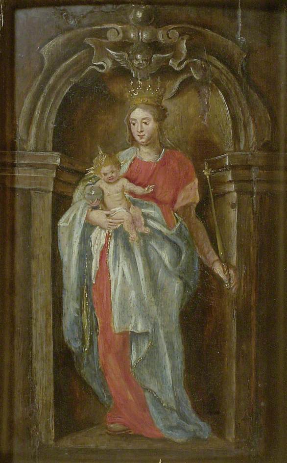The Virgin and Child in a Niche - Peter Paul Rubens