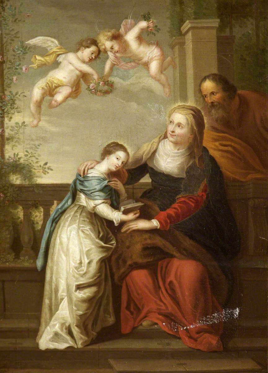 Anne and Joachim with the Virgin Mary - Peter Paul Rubens