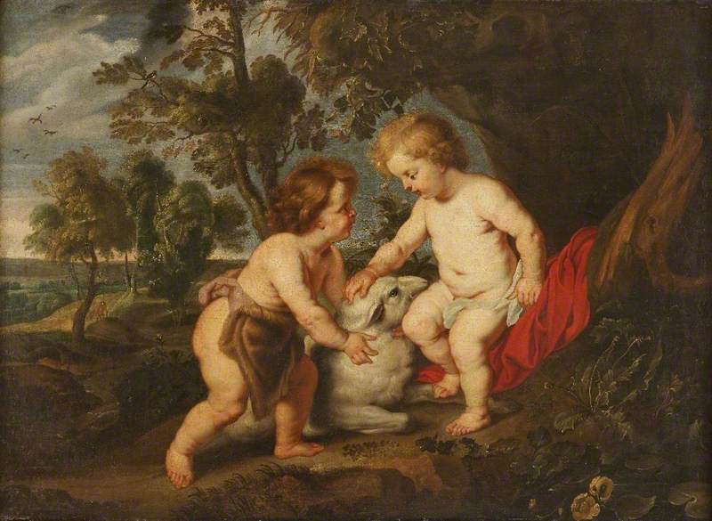 The Child Jesus and Saint John - Peter Paul Rubens