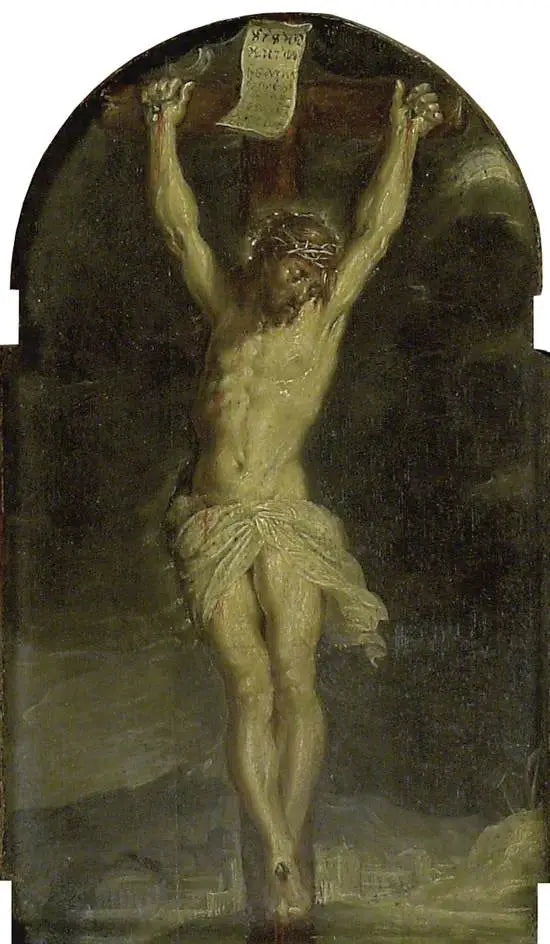The Christ on the cross - Peter Paul Rubens