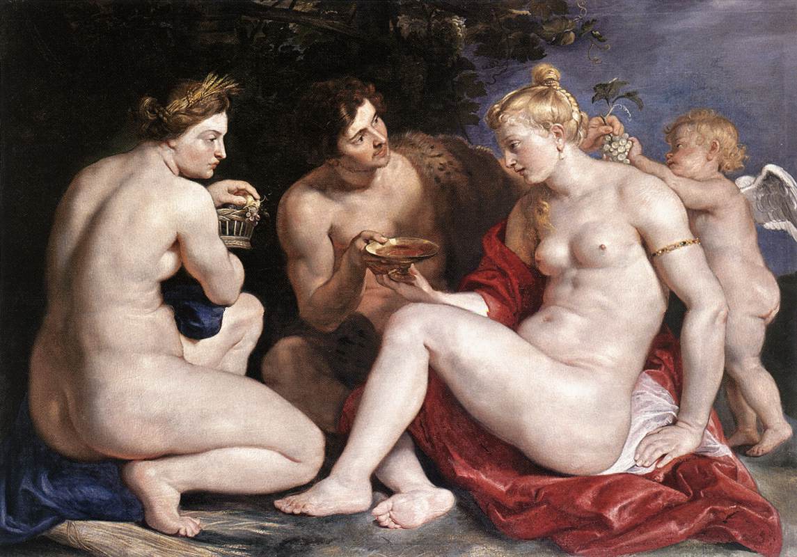 Friget Sine Baccho et Cerere Venus - Peter Paul Rubens