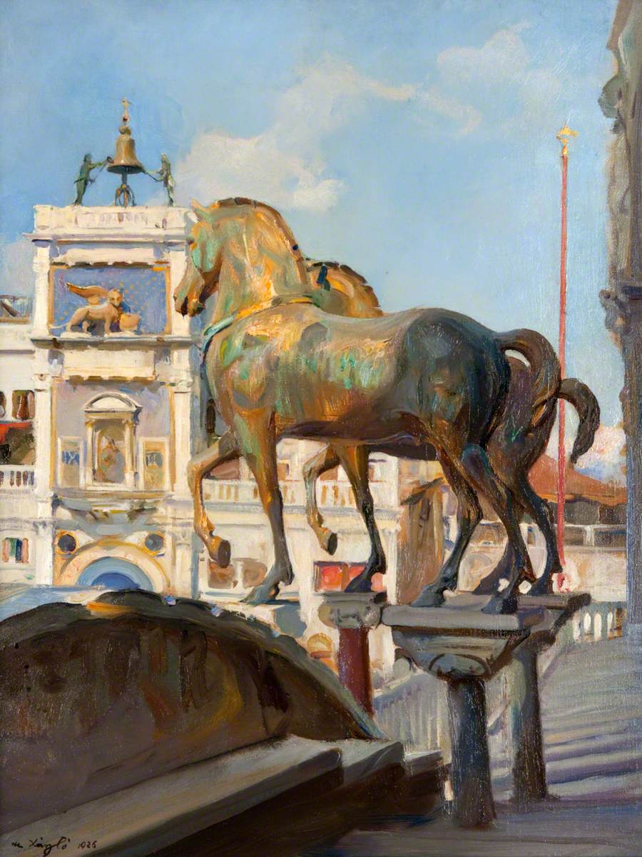 The Bronze Horses of Saint Mark - Philip de László