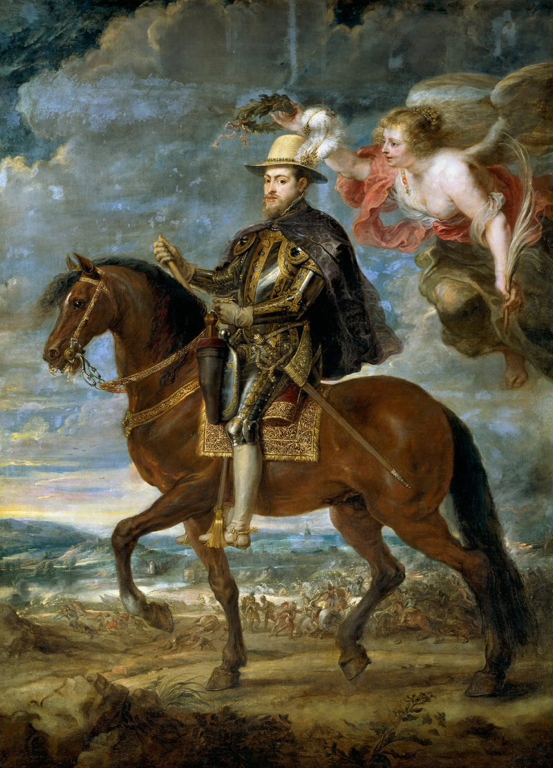 Philippe II on horseback - Peter Paul Rubens