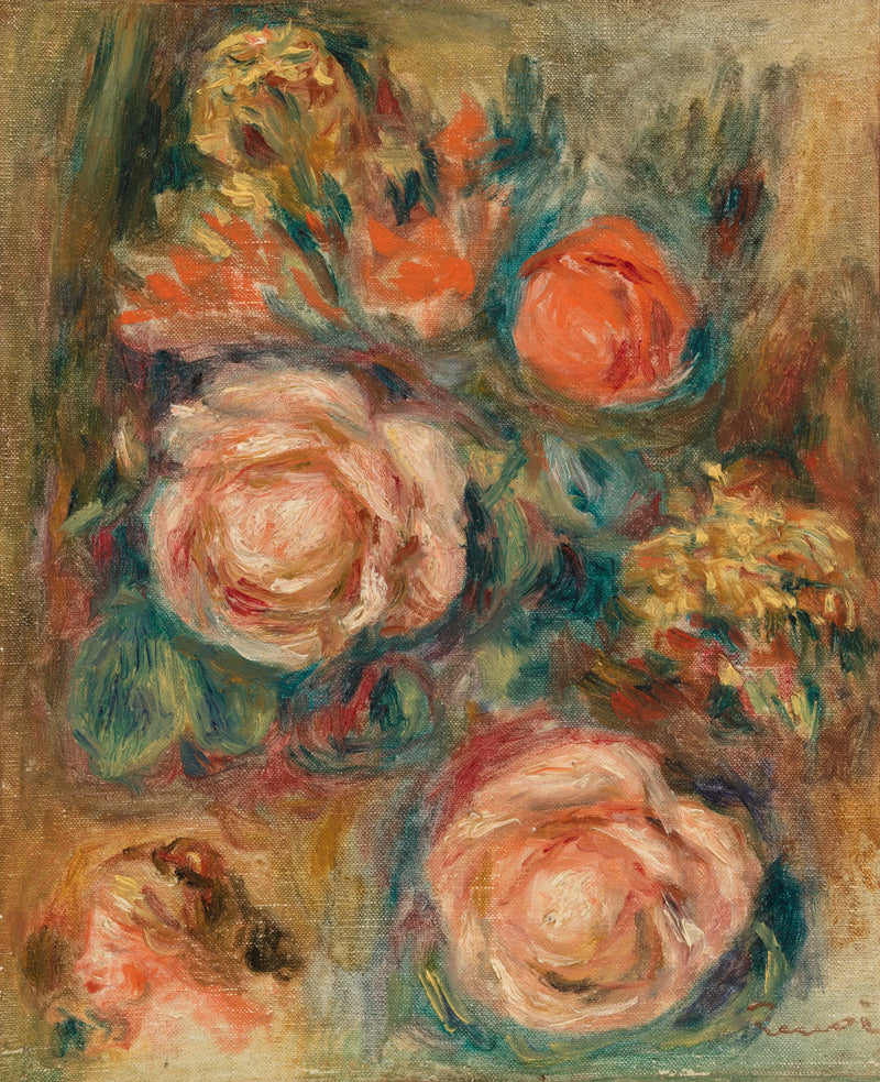 Bouquet of Roses - Pierre-Auguste Renoir