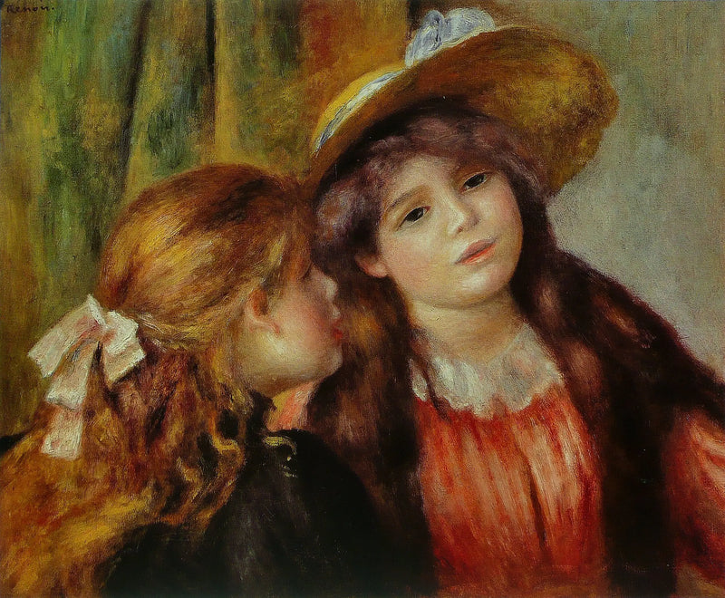 Portrait of Two Little Girls - Pierre-Auguste Renoir