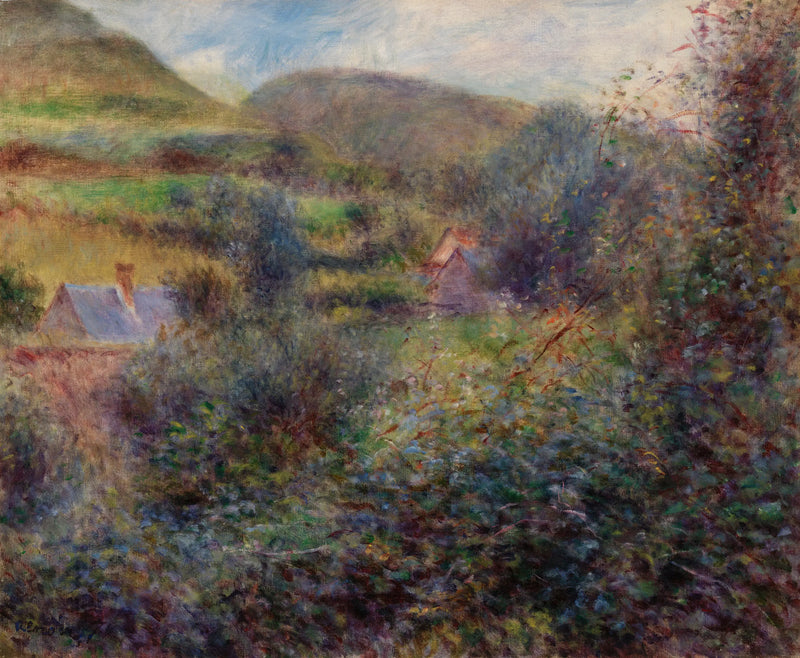 Surroundings of Berneval - Pierre-Auguste Renoir