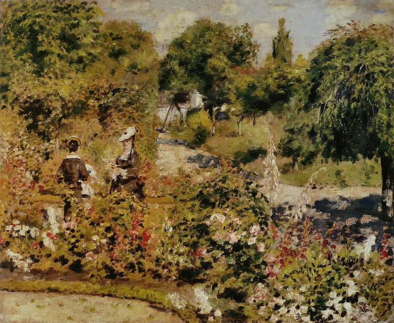 The Garden at Fontenay - Pierre-Auguste Renoir