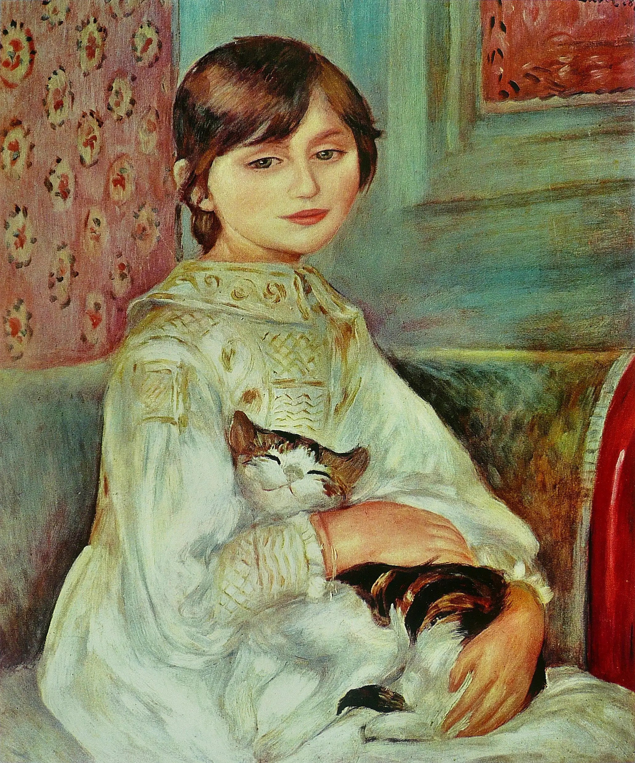 Reproduction du tableau « Julie Manet - Pierre-Auguste Renoir » par Alpha Reproduction en peinture à l’huile