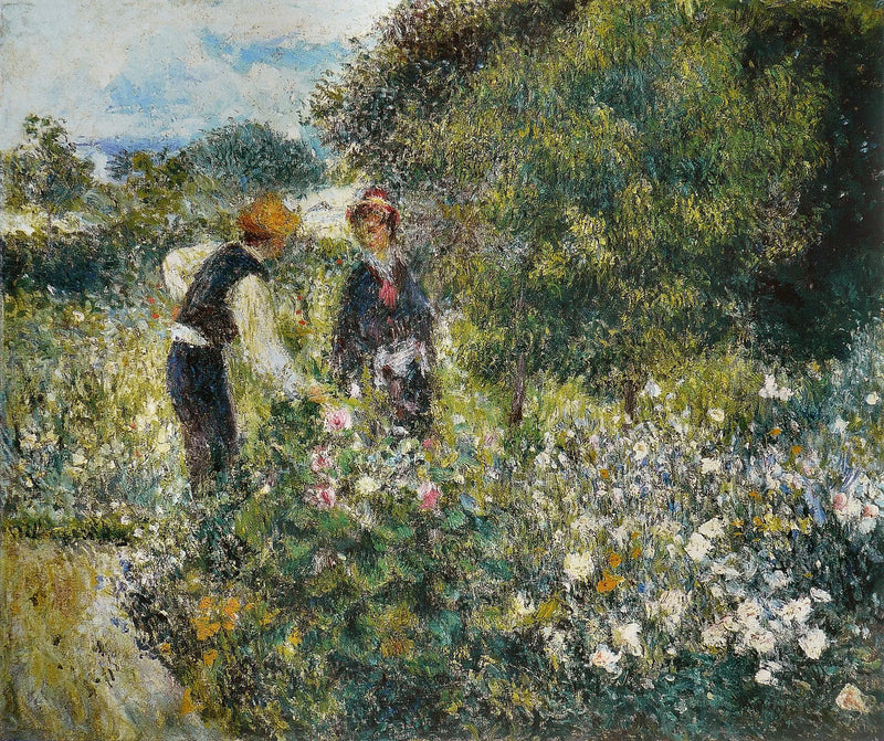 The Gathering of Flowers - Pierre-Auguste Renoir