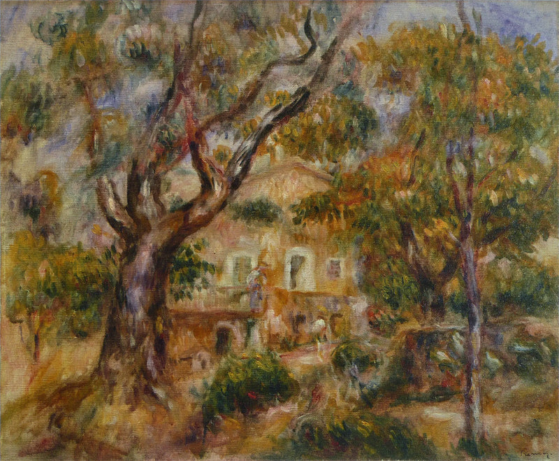 The Farm of Collettes, Cagnes - Pierre-Auguste Renoir