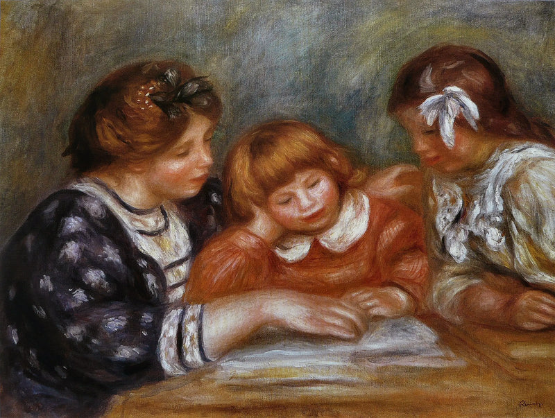 The Lesson - Pierre-Auguste Renoir