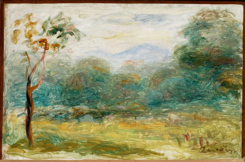 Landscape of Southern France (Cagnes-sur-Mer) - Pierre-Auguste Renoir