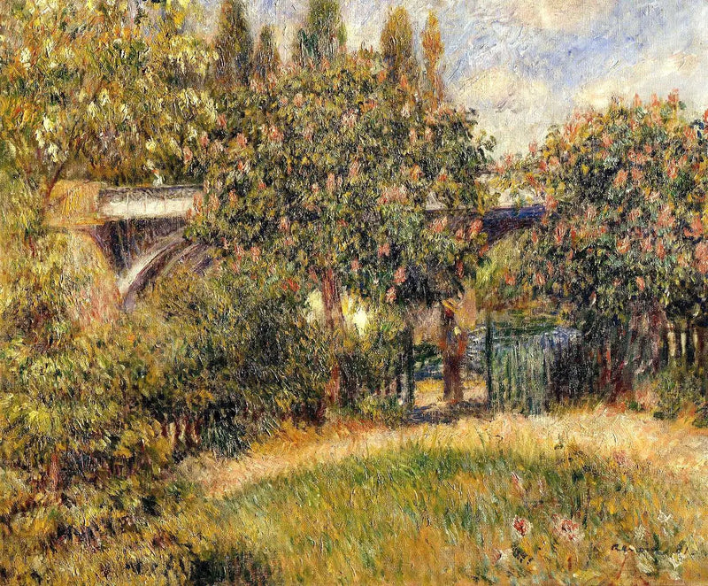 railway bridge at Chatou - Pierre-Auguste Renoir