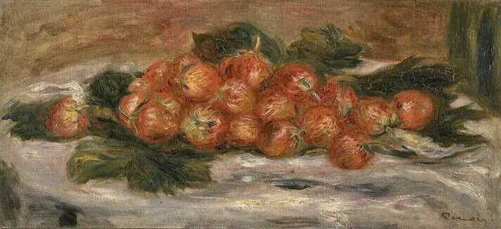 The Strawberries - Pierre-Auguste Renoir