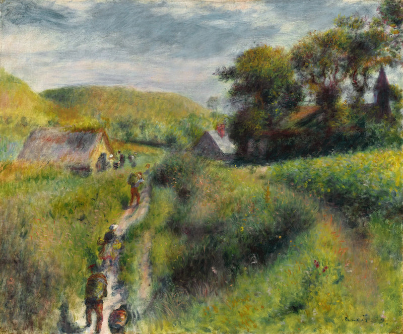 The Grape Harvesters - Pierre-Auguste Renoir