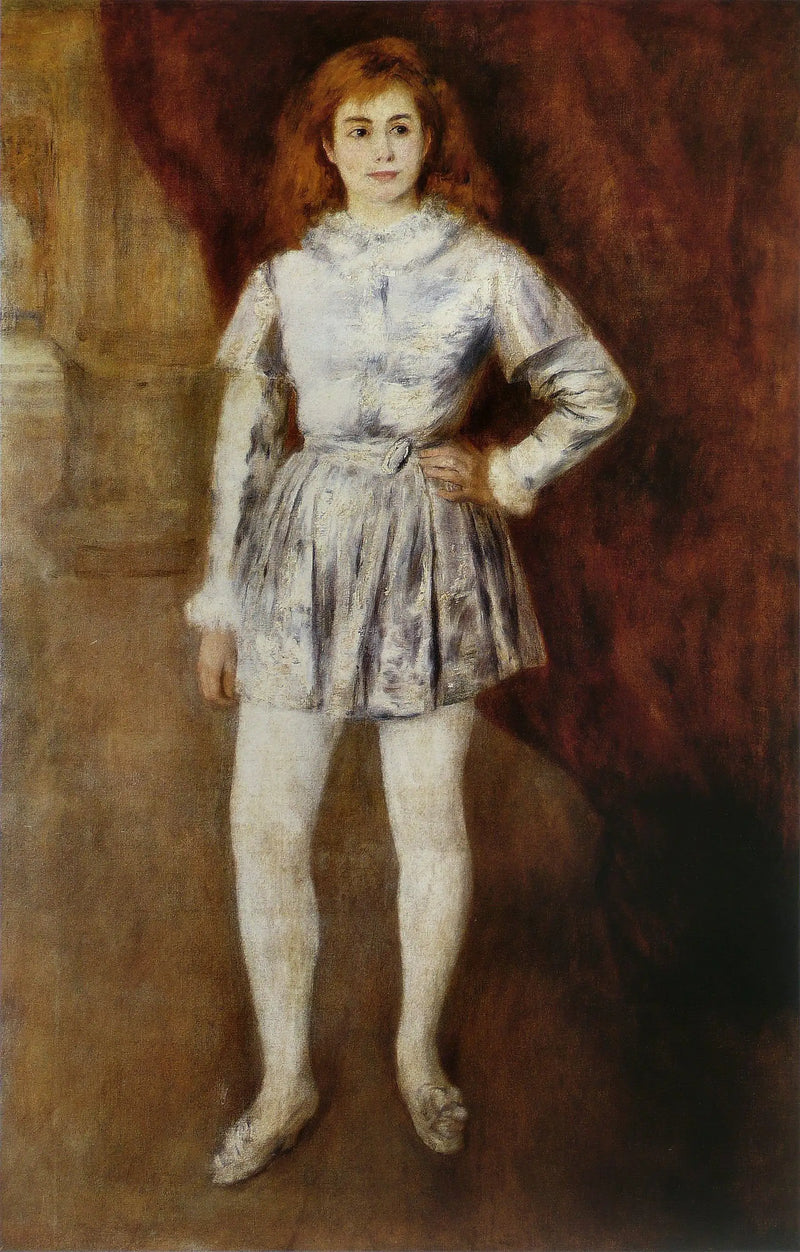 Madame Henriot in Disguise - Pierre-Auguste Renoir