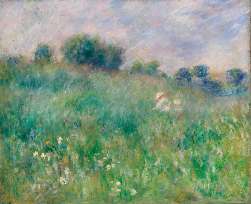 The Meadow - Pierre-Auguste Renoir