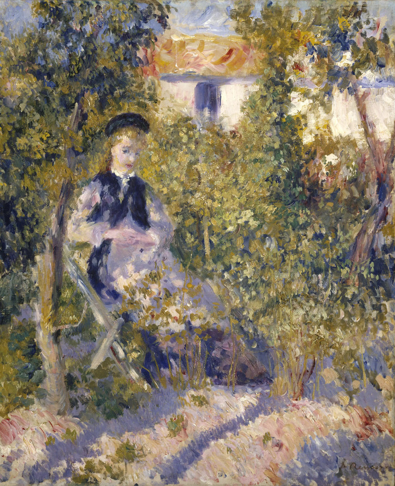 Nini in the Garden - Pierre-Auguste Renoir