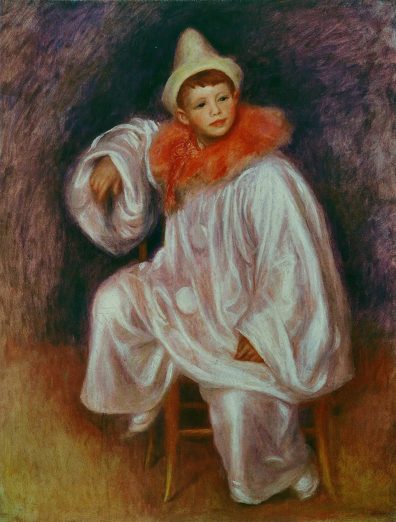 The White Pierrot - Pierre-Auguste Renoir