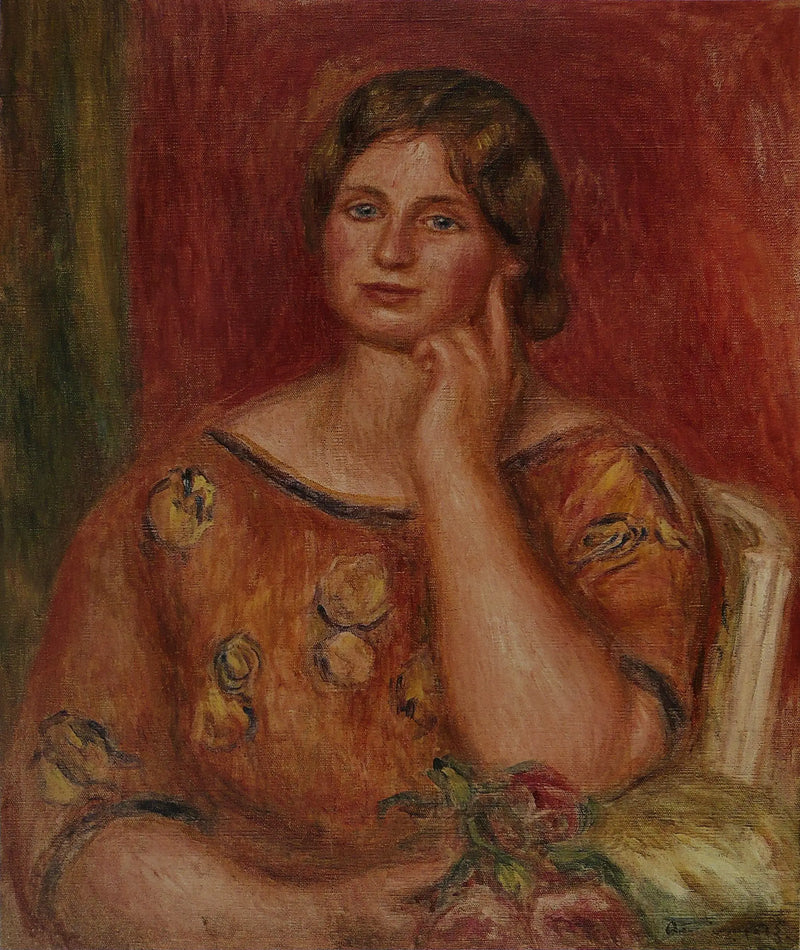Portrait of Gertrude Osthaus - Pierre-Auguste Renoir