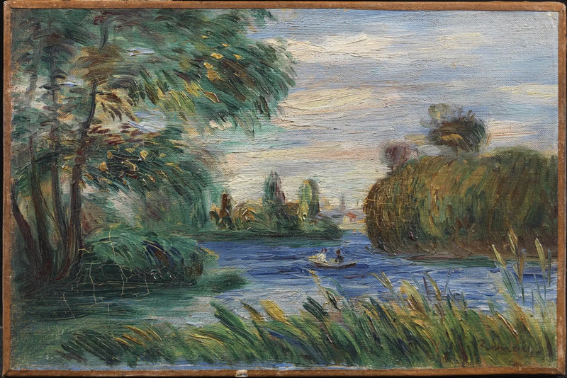 River Landscape - Pierre-Auguste Renoir