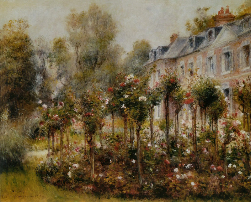 The Roses at Wargemont - Pierre-Auguste Renoir