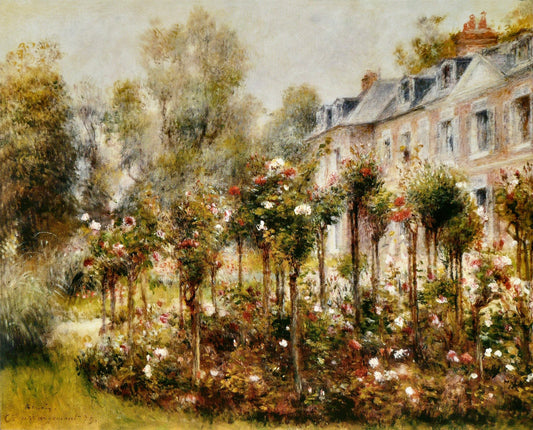 🌹 Rose Garden at Wargemont – Pierre-Auguste Renoir (1879)