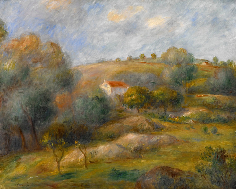 Spring in Essoyes - Pierre-Auguste Renoir