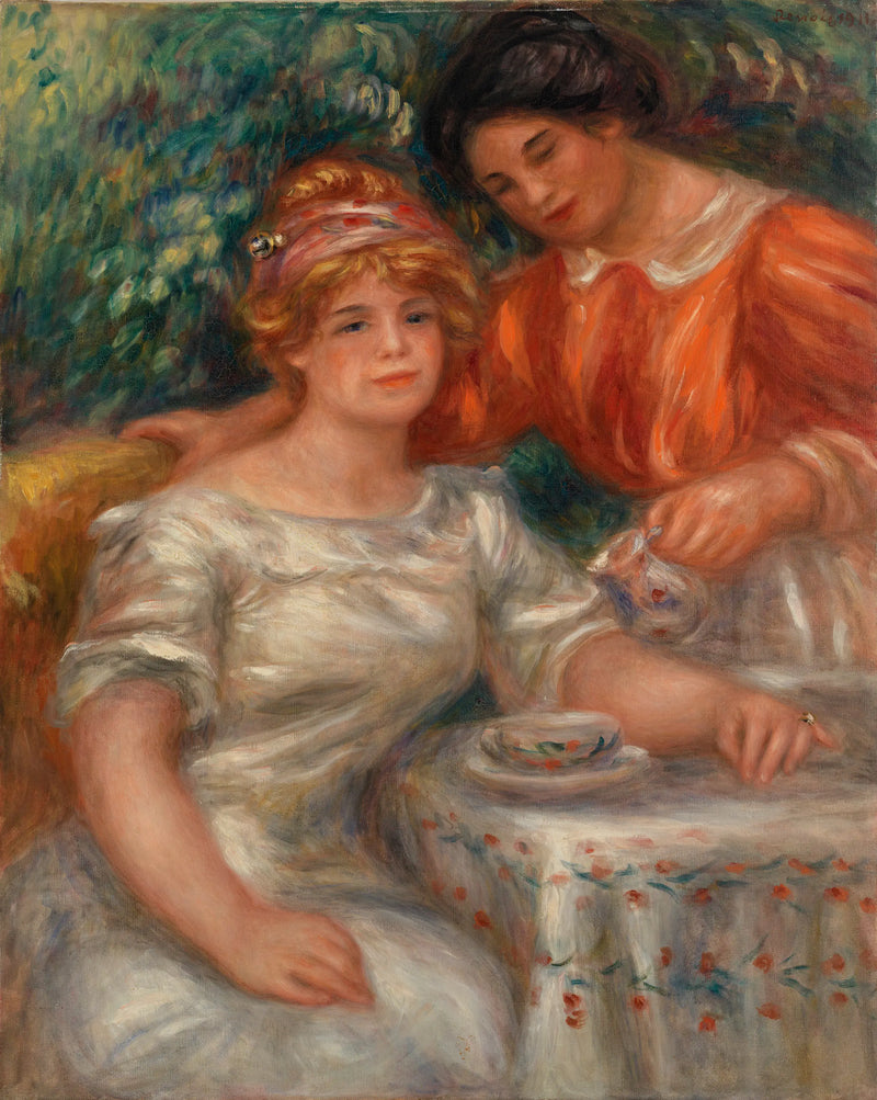 The Tea Time - Pierre-Auguste Renoir