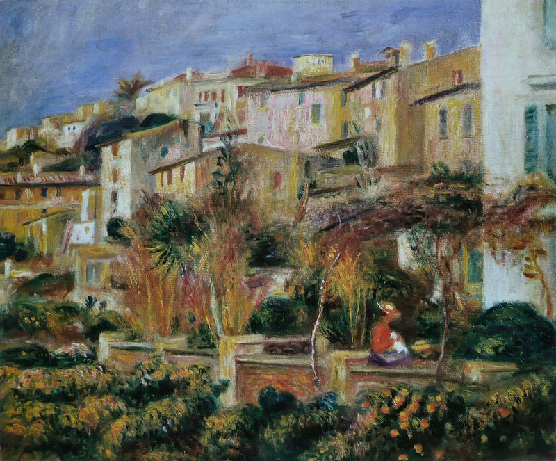 Terraces in Cannes - Pierre-Auguste Renoir