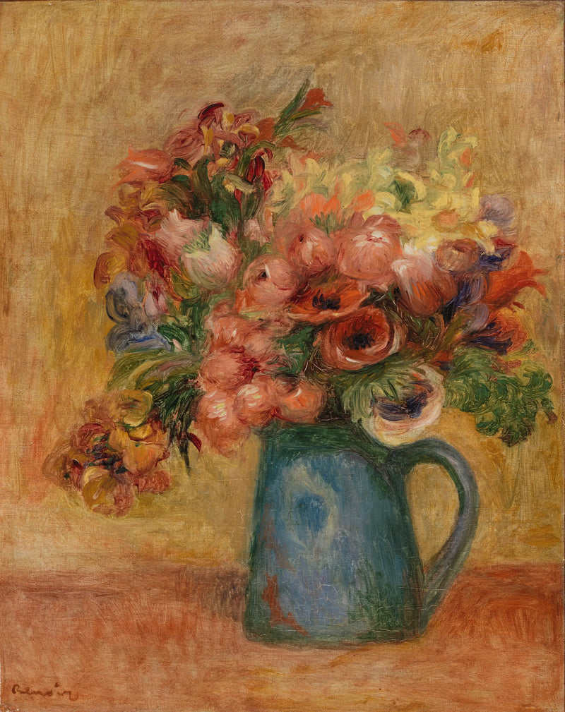 Flower Vase (Flower Vase) - Pierre-Auguste Renoir