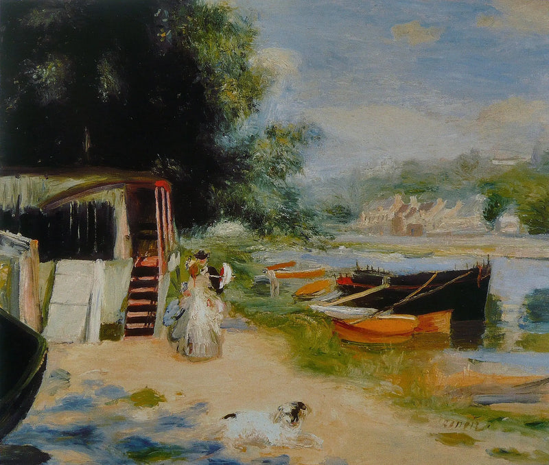 View of Bougival - Pierre-Auguste Renoir