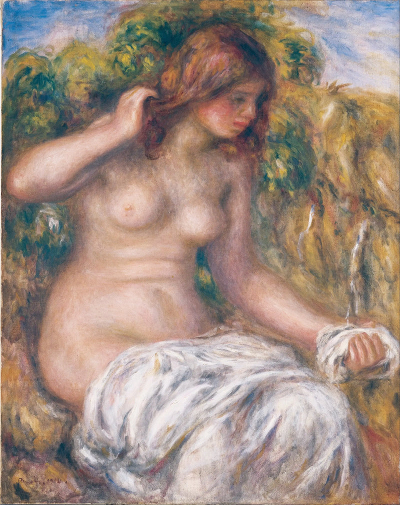 Woman in Spring - Pierre-Auguste Renoir