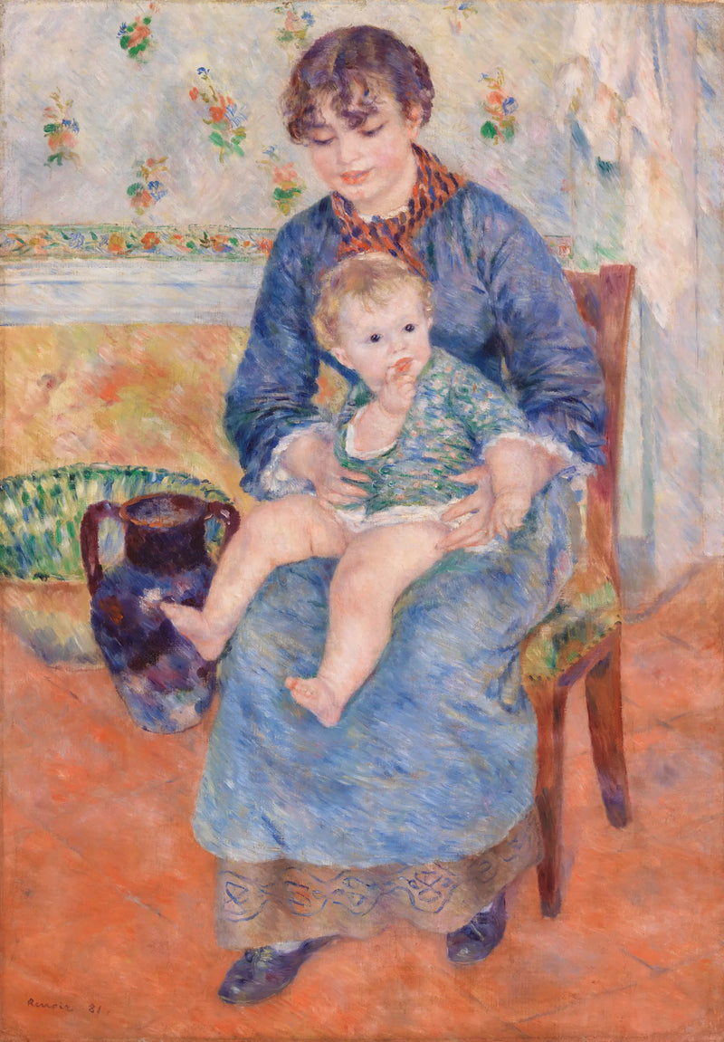 Young Mother - Pierre-Auguste Renoir