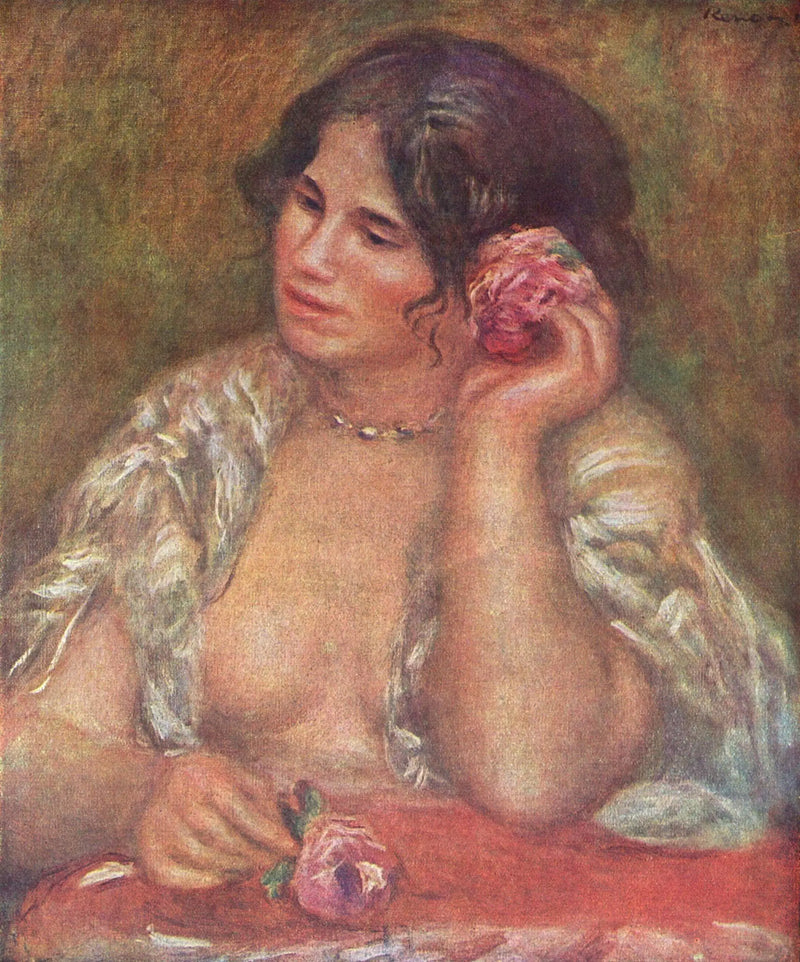 Gabrielle with the Rose - Pierre-Auguste Renoir