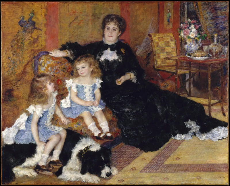 Madame Charpentier and Her Children - Pierre-Auguste Renoir