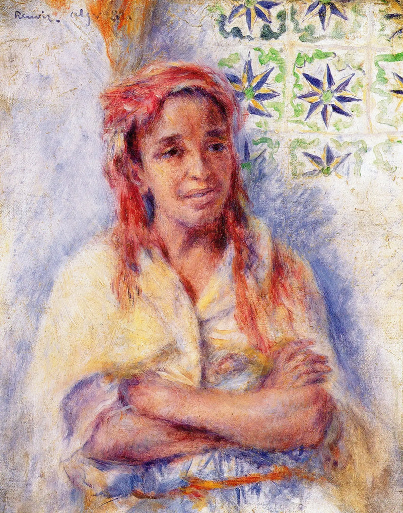 Portrait of an Old Arab Woman - Pierre-Auguste Renoir