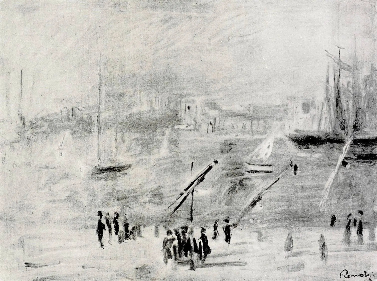 Reproduction du tableau « Q133824373 - Pierre-Auguste Renoir » par Alpha Reproduction en peinture à l’huile