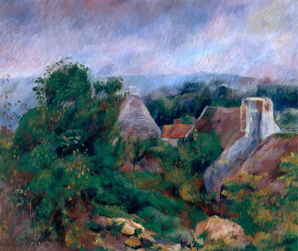 Reproduction du tableau « La Roche-Guyon - Pierre-Auguste Renoir » par Alpha Reproduction en peinture à l’huile