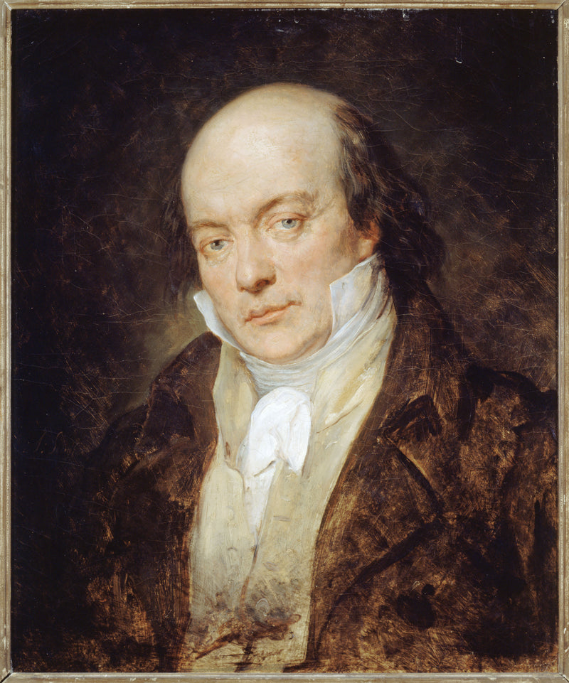 Portrait of Pierre-Jean de Béranger - Ary Scheffer