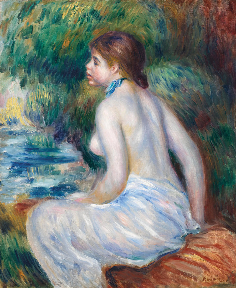 Seated Bather - Pierre-Auguste Renoir