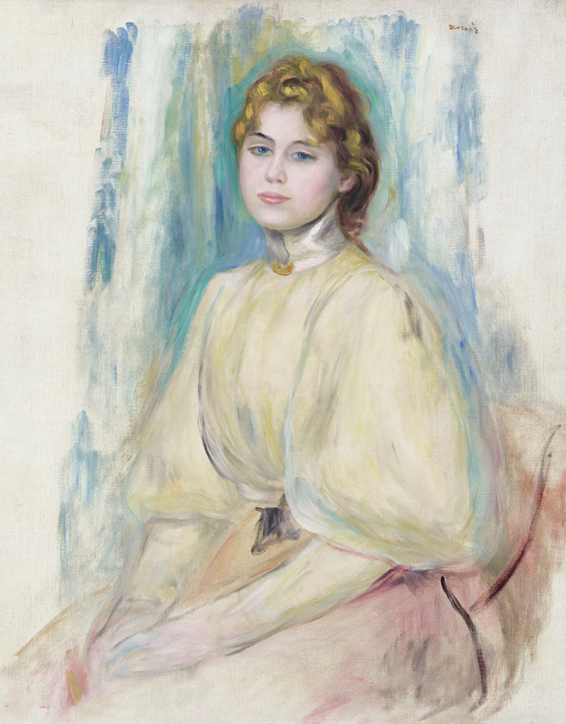 Portrait of Mademoiselle Yvonne Lerolle - Pierre-Auguste Renoir