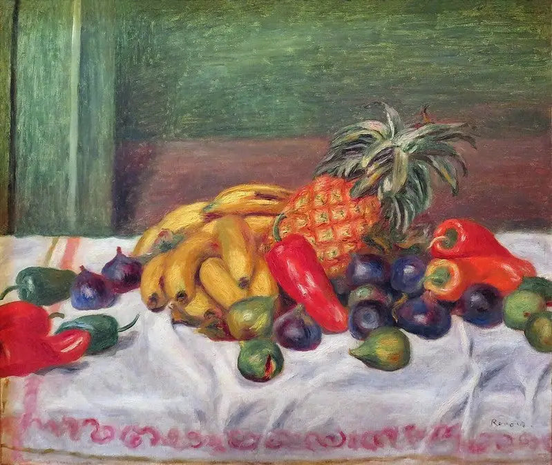 Bananas and Pineapples - Pierre-Auguste Renoir