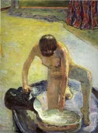 Crouching Nude - Pierre Bonnard