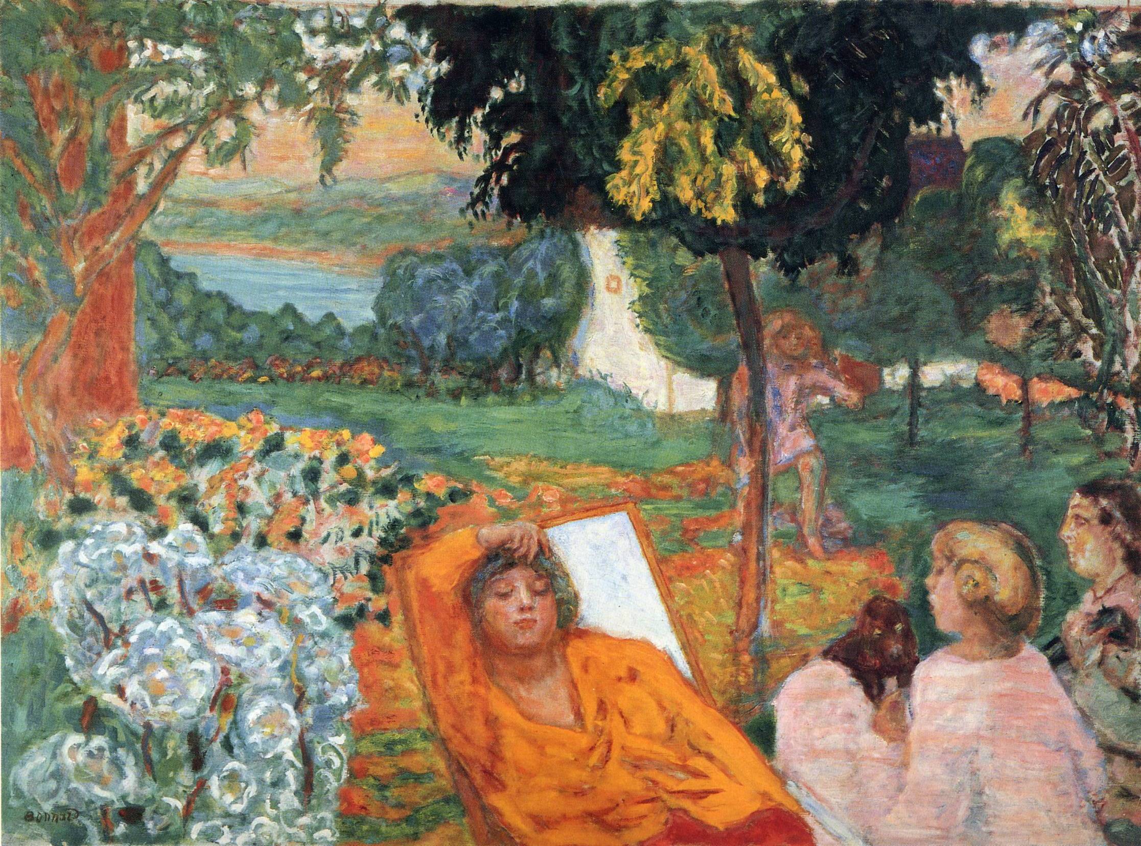Reproduction du tableau « Soir - Pierre Bonnard » par Alpha Reproduction en peinture à l’huile
