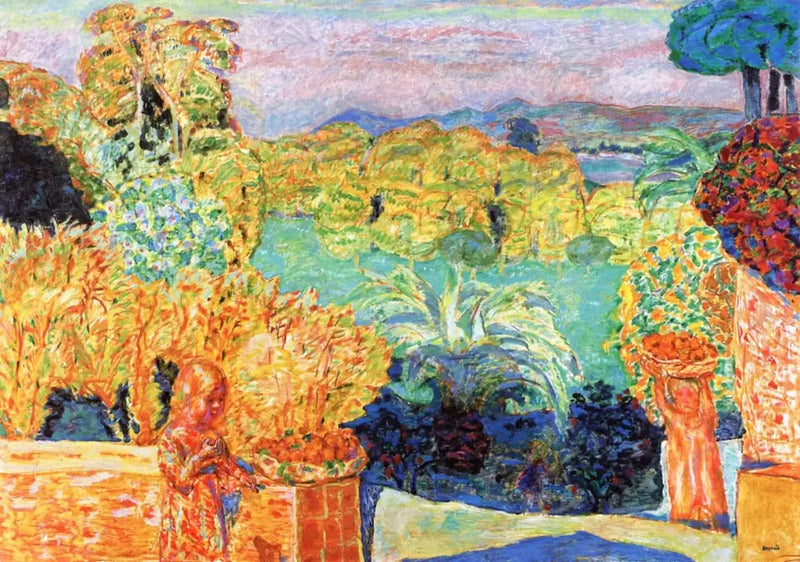 Landscape of the South and Two Children - Pierre Bonnard