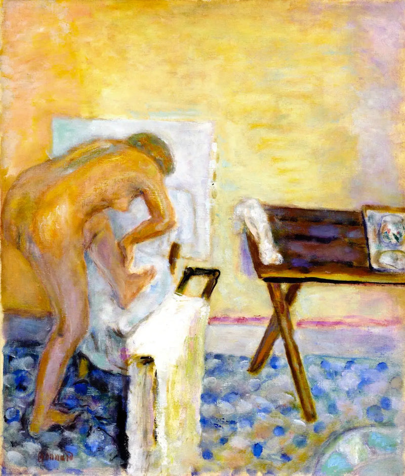 Small Reclining Nude - Pierre Bonnard
