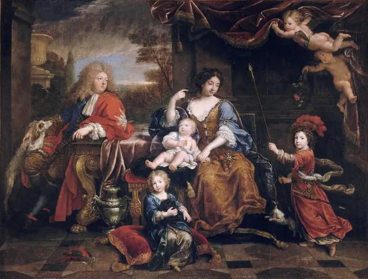 The Family of the Grand Dauphin, Louis of France (1661-1711) - Pierre Mignard