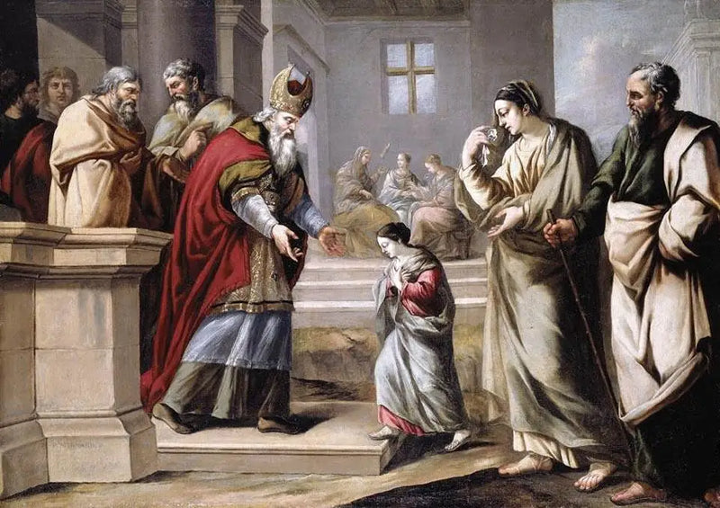 The Presentation of the Virgin at the Temple - Pierre Mignard